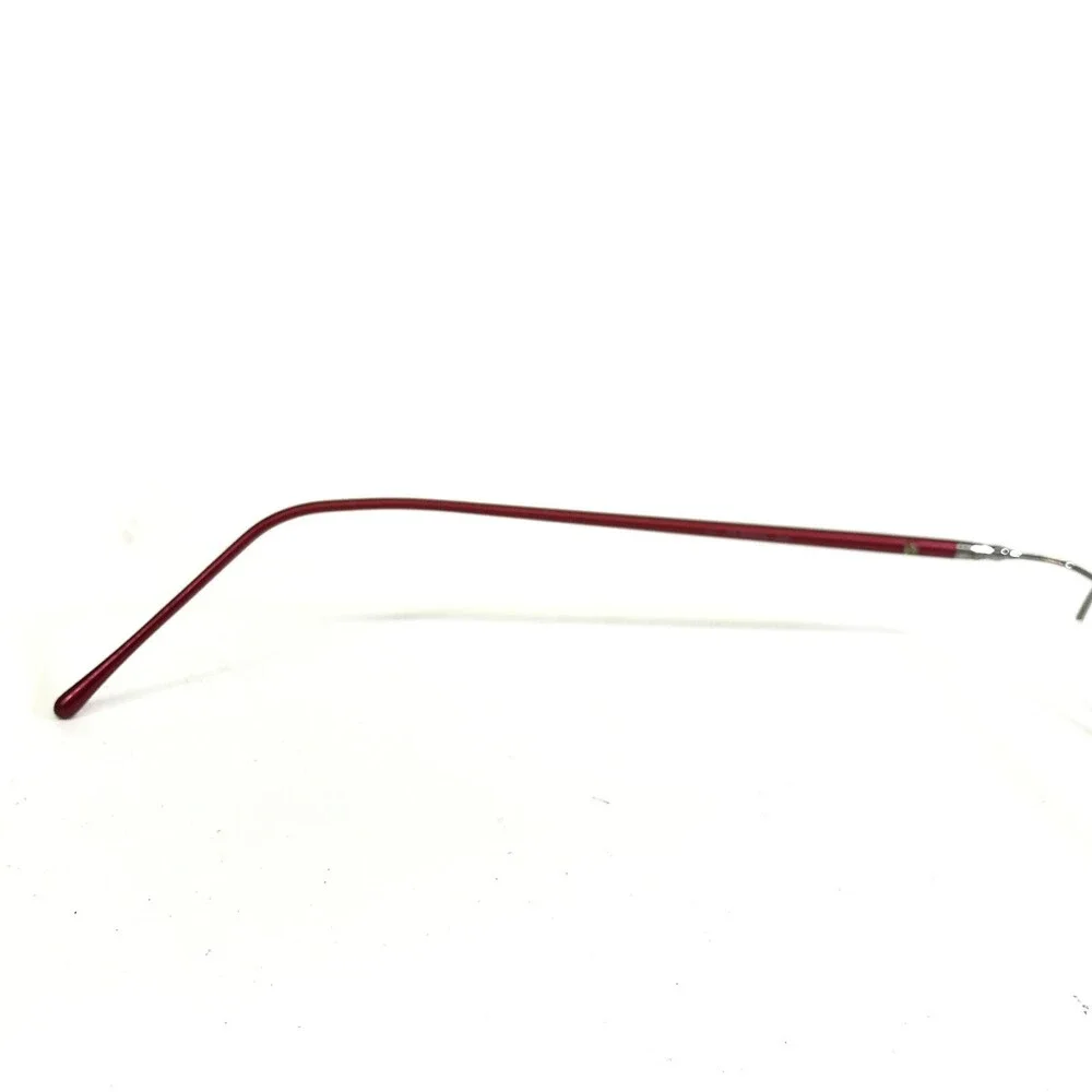 Emporio Armani Petite Eyeglasses Frames EA0023/N 9P2 Red Silver Oval 46-20-135